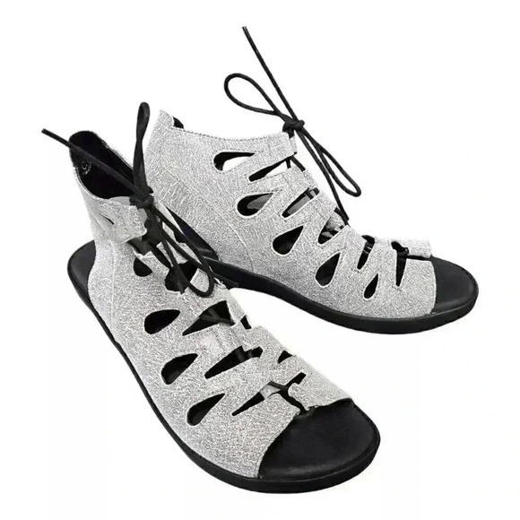 Wolky Seminyak Gladiator Sandals - Women's Leather Lace Up - Size 11/42 Comfort - Picture 1 of 8